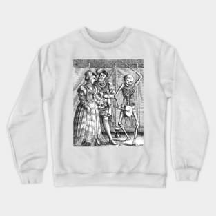 The Lady, the Dance of Death - Hans Holbein Crewneck Sweatshirt